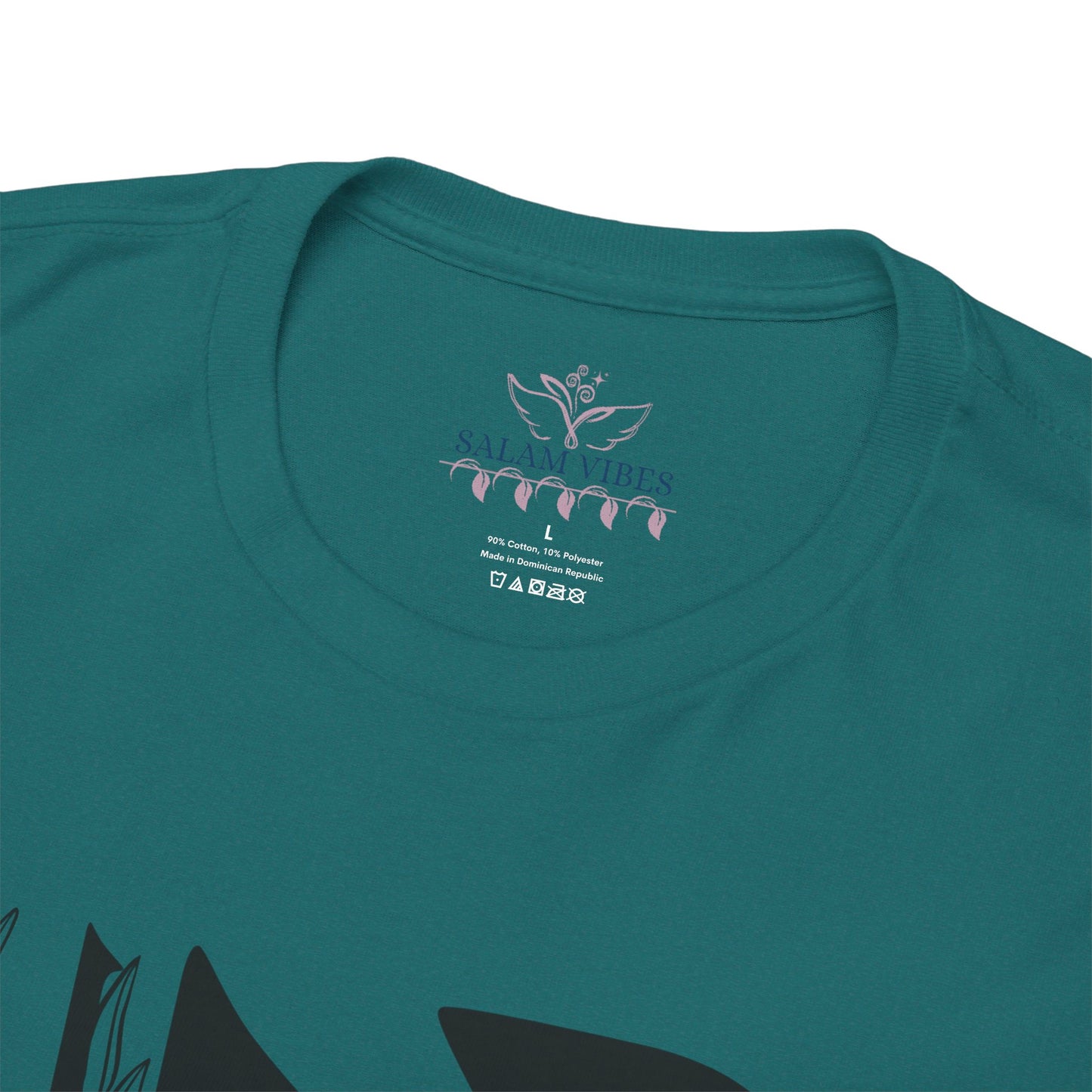 Romantic Unisex Heavy Cotton Tee with Custom Heart Design - Perfect Gift for Couples, Casual Wear, Love, Anniversary, Valentine's Day