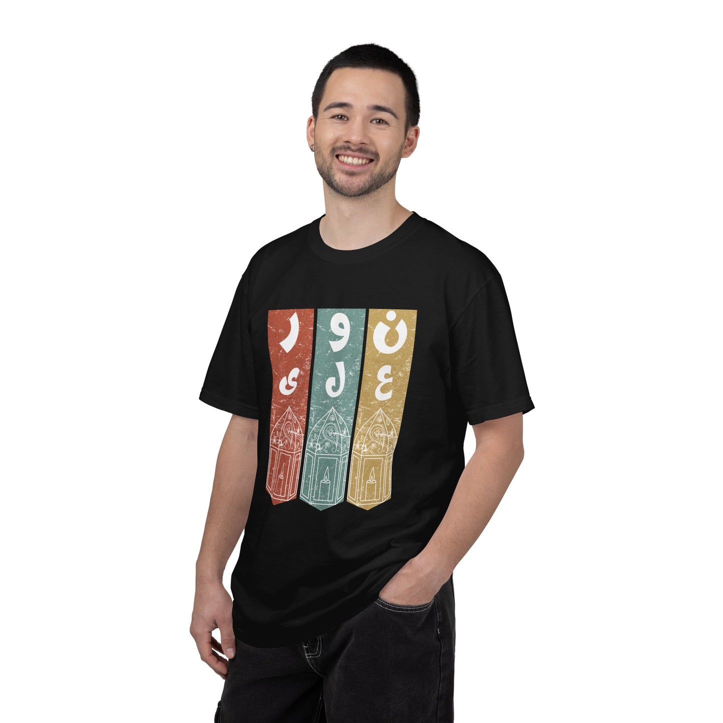 Vintage Design T-Shirt — نور على نور Arabic Calligraphy